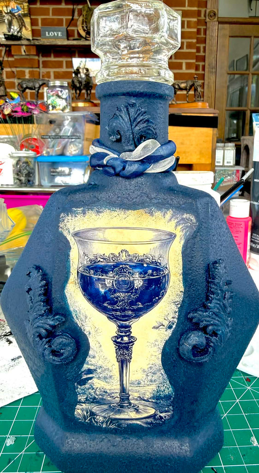 Wine Glass Blue